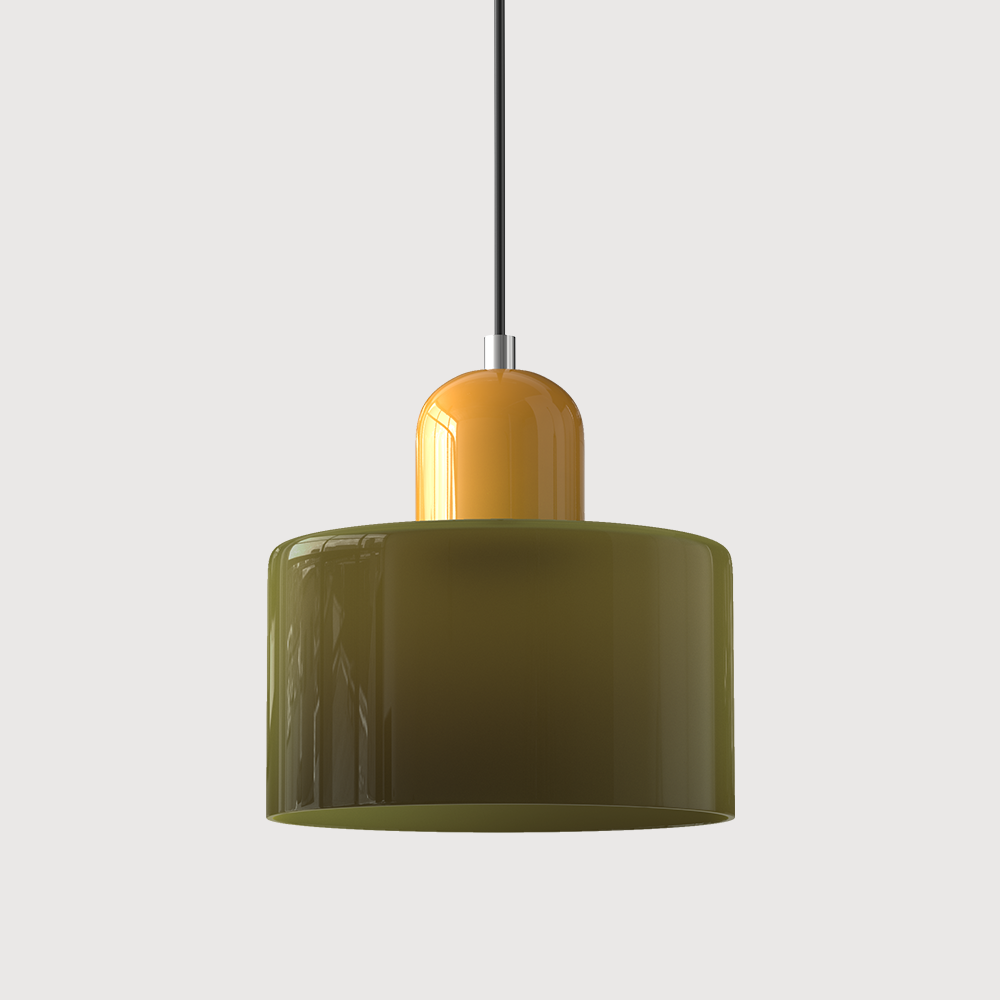 Bauhaus Pendant Light – Geometric Glass Design