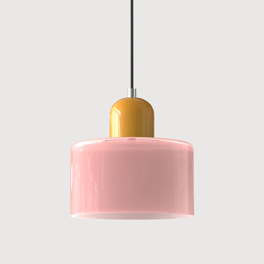Bauhaus Pendant Light – Geometric Glass Design