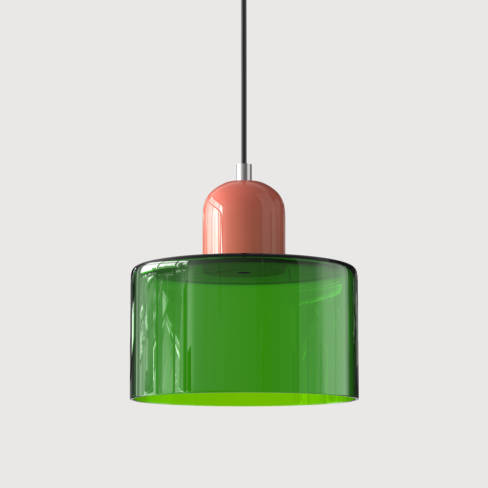 Bauhaus Pendant Light – Geometric Glass Design