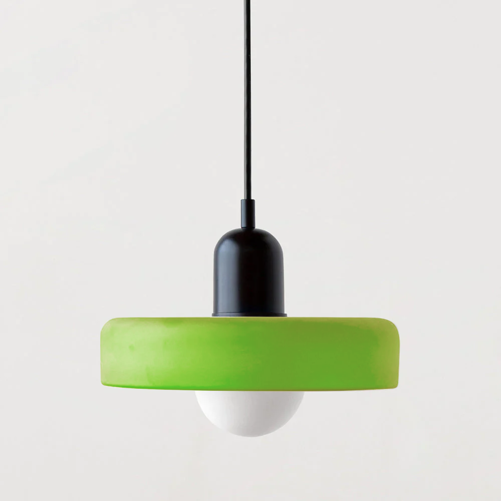 Bauhaus Colored Glass Pendant Light – Modern Design