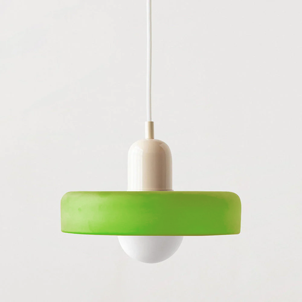 Bauhaus Colored Glass Pendant Light – Modern Design