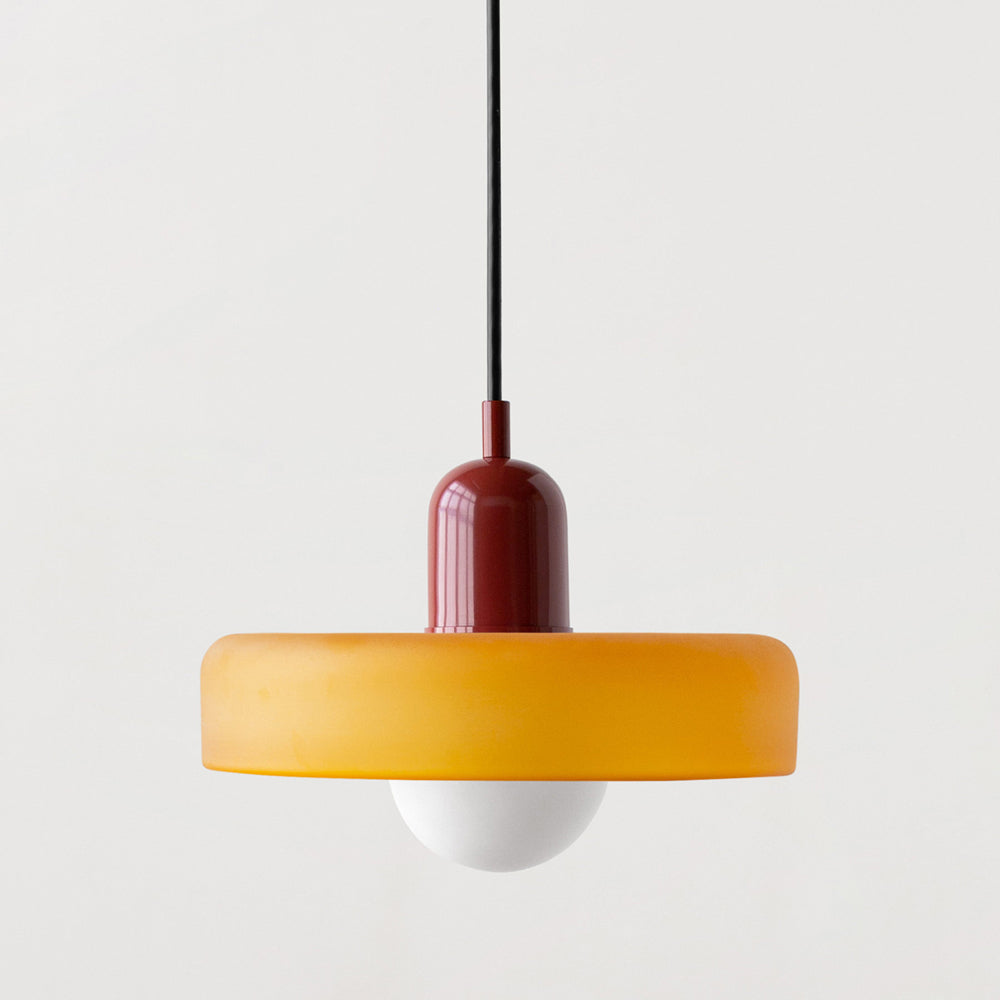 Bauhaus Colored Glass Pendant Light – Modern Design