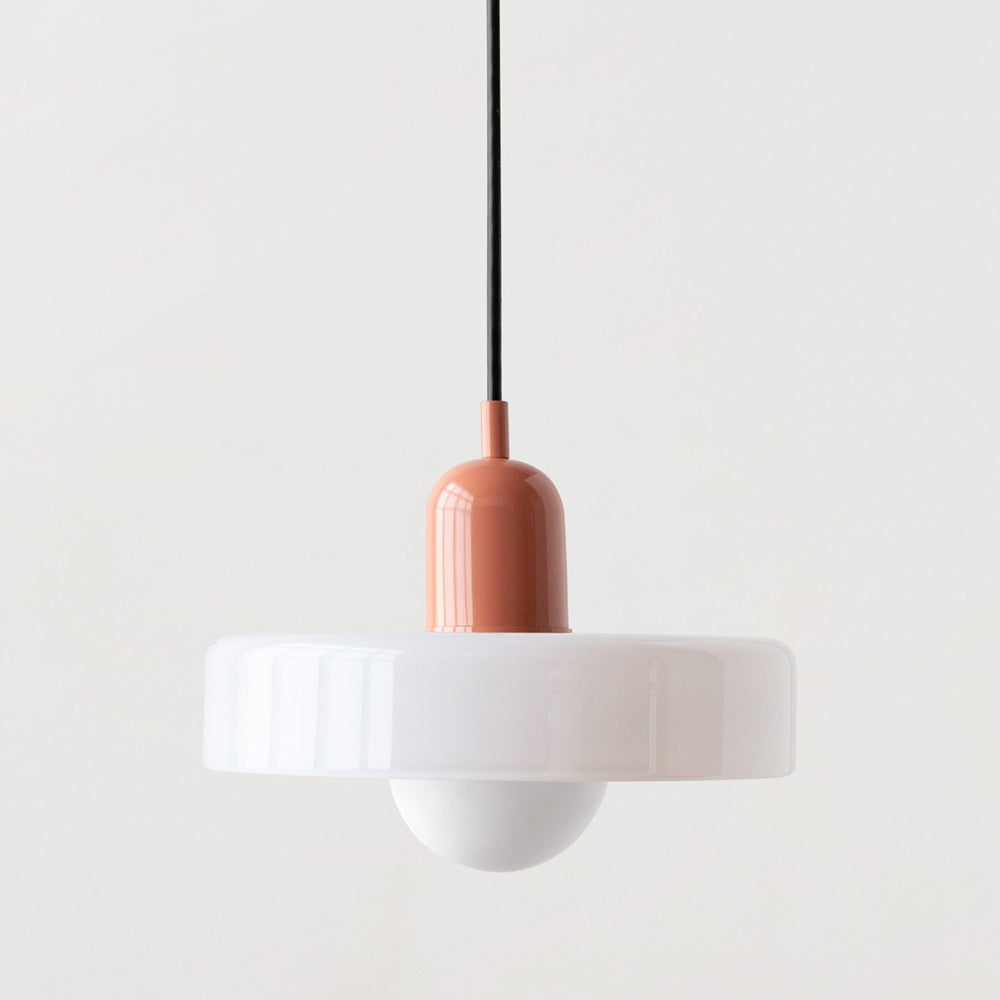 Bauhaus Colored Glass Pendant Light – Modern Design