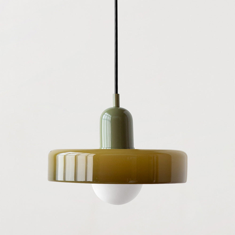Bauhaus Colored Glass Pendant Light – Modern Design