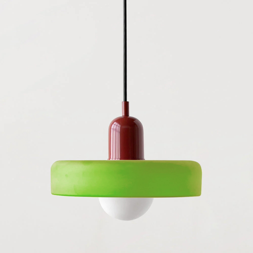 Bauhaus Colored Glass Pendant Light – Modern Design