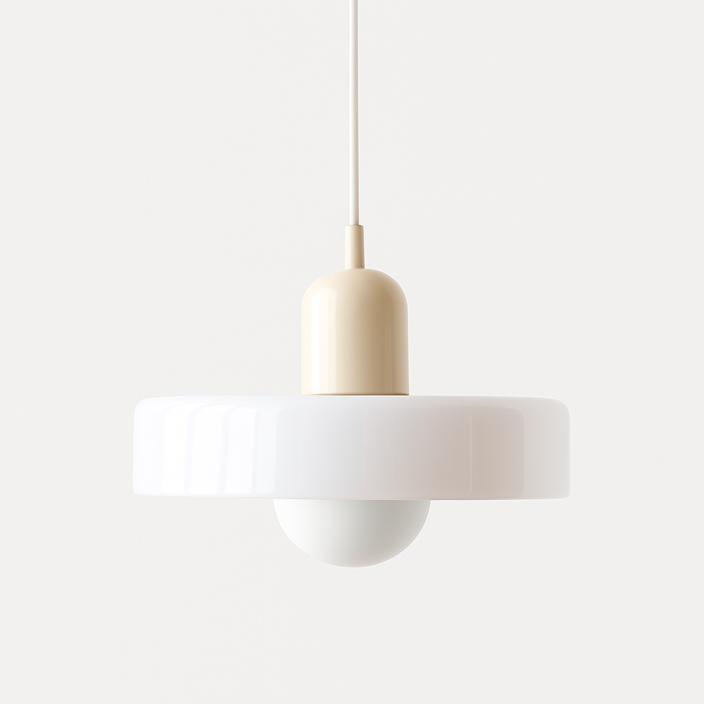 Bauhaus Colored Glass Pendant Light – Modern Design