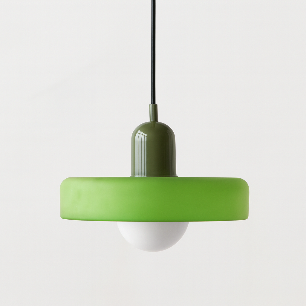 Bauhaus Colored Glass Pendant Light – Modern Design
