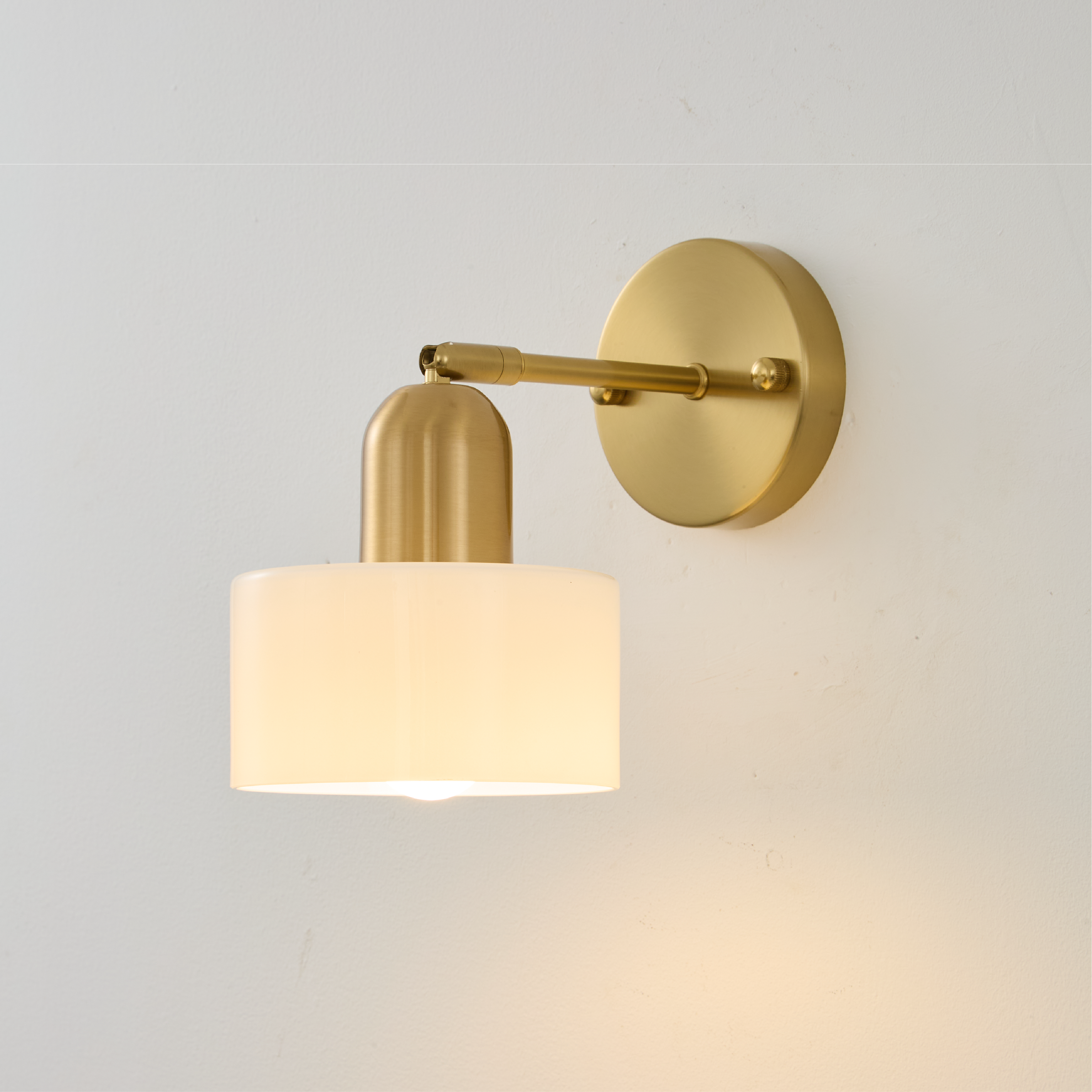 Bauhaus Colored Glass Wall Light – Modern Design