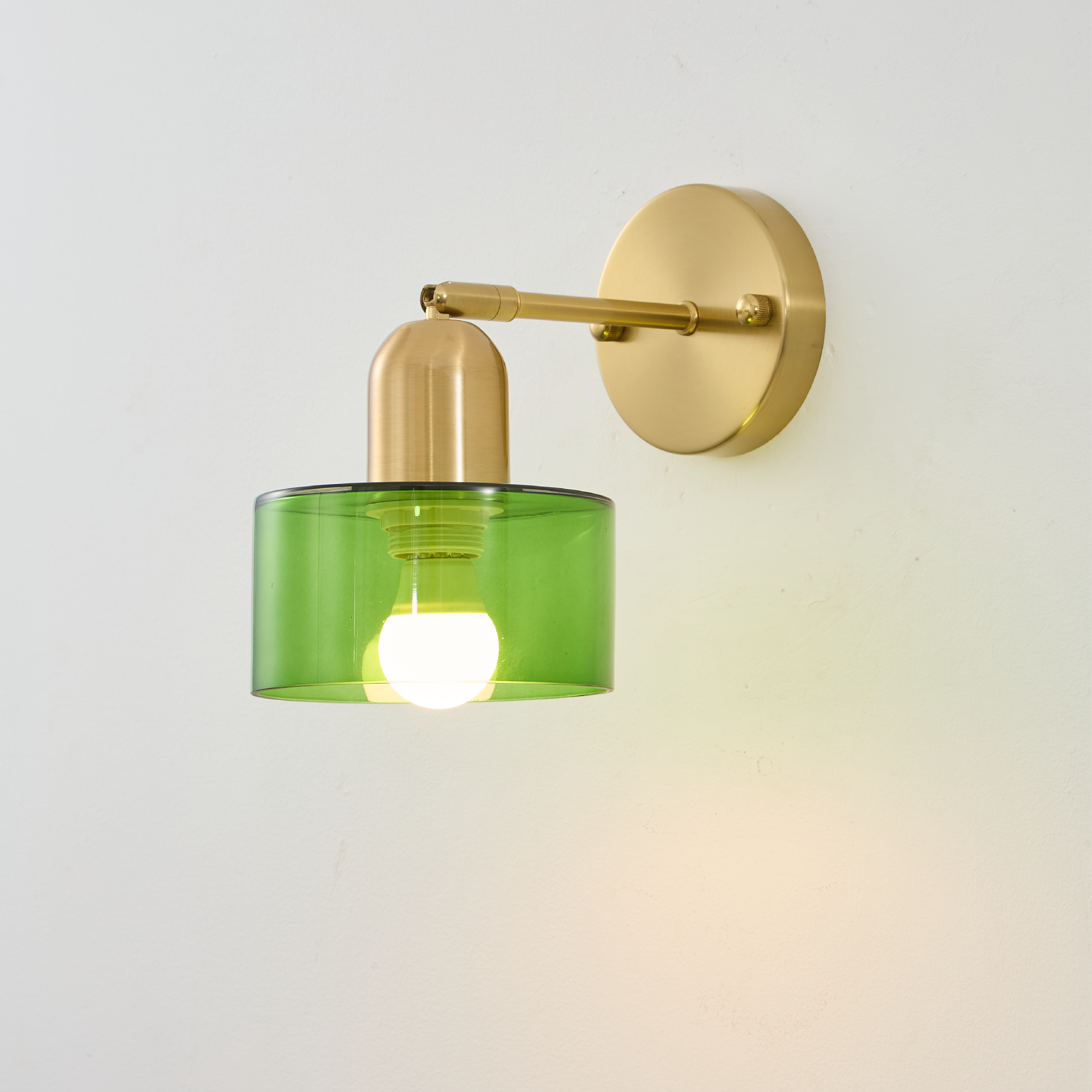 Bauhaus Colored Glass Wall Light – Modern Design
