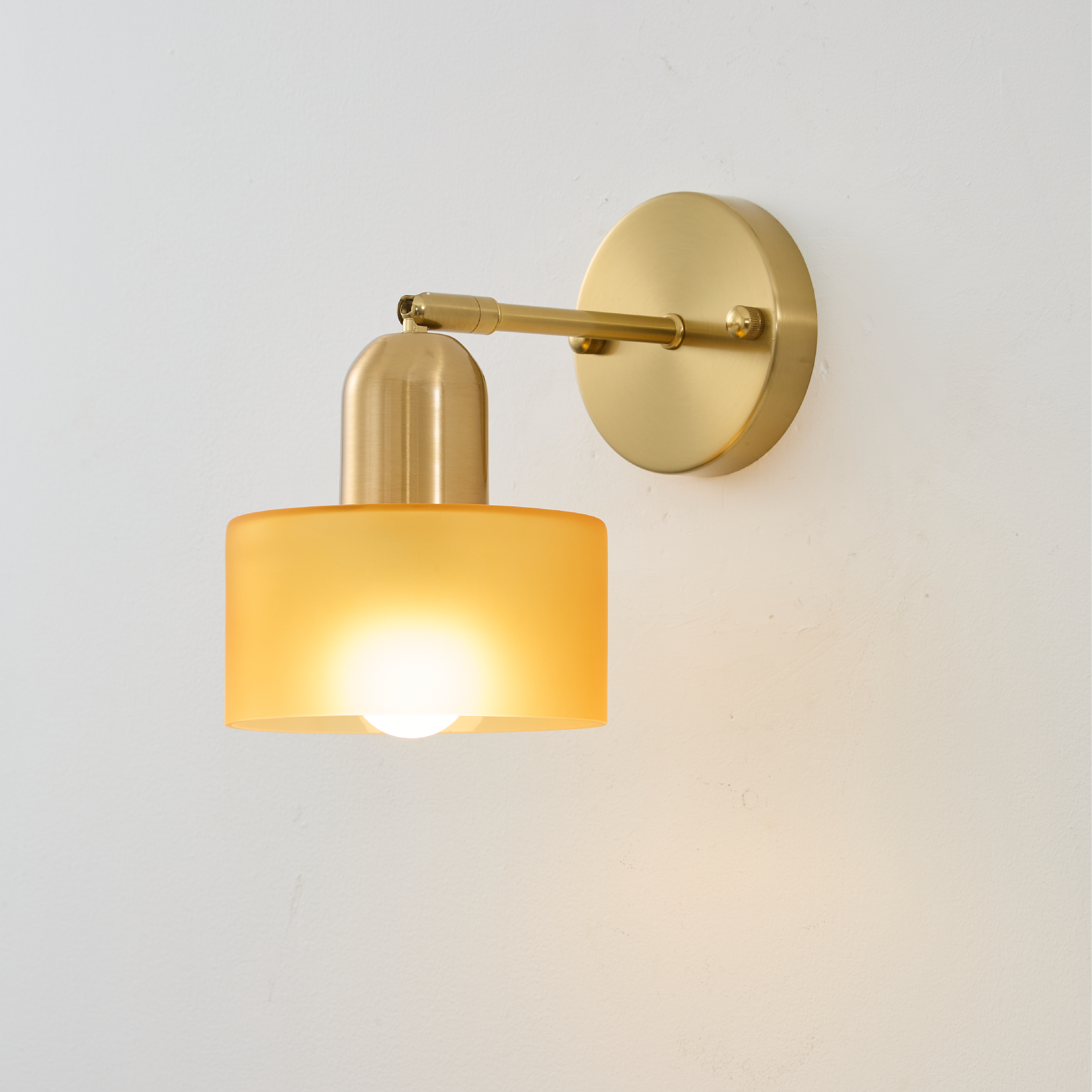 Bauhaus Colored Glass Wall Light – Modern Design
