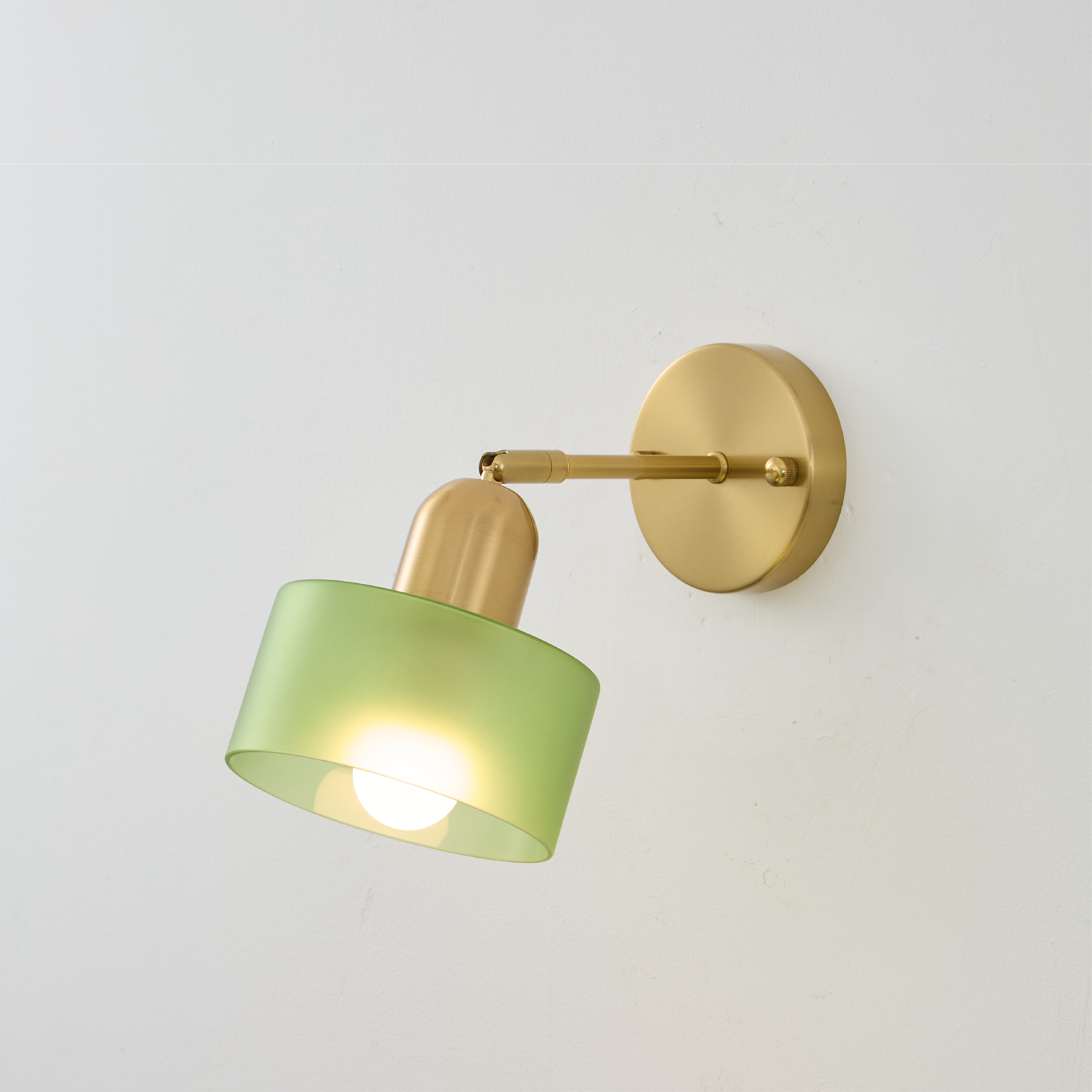 Bauhaus Colored Glass Wall Light – Modern Design