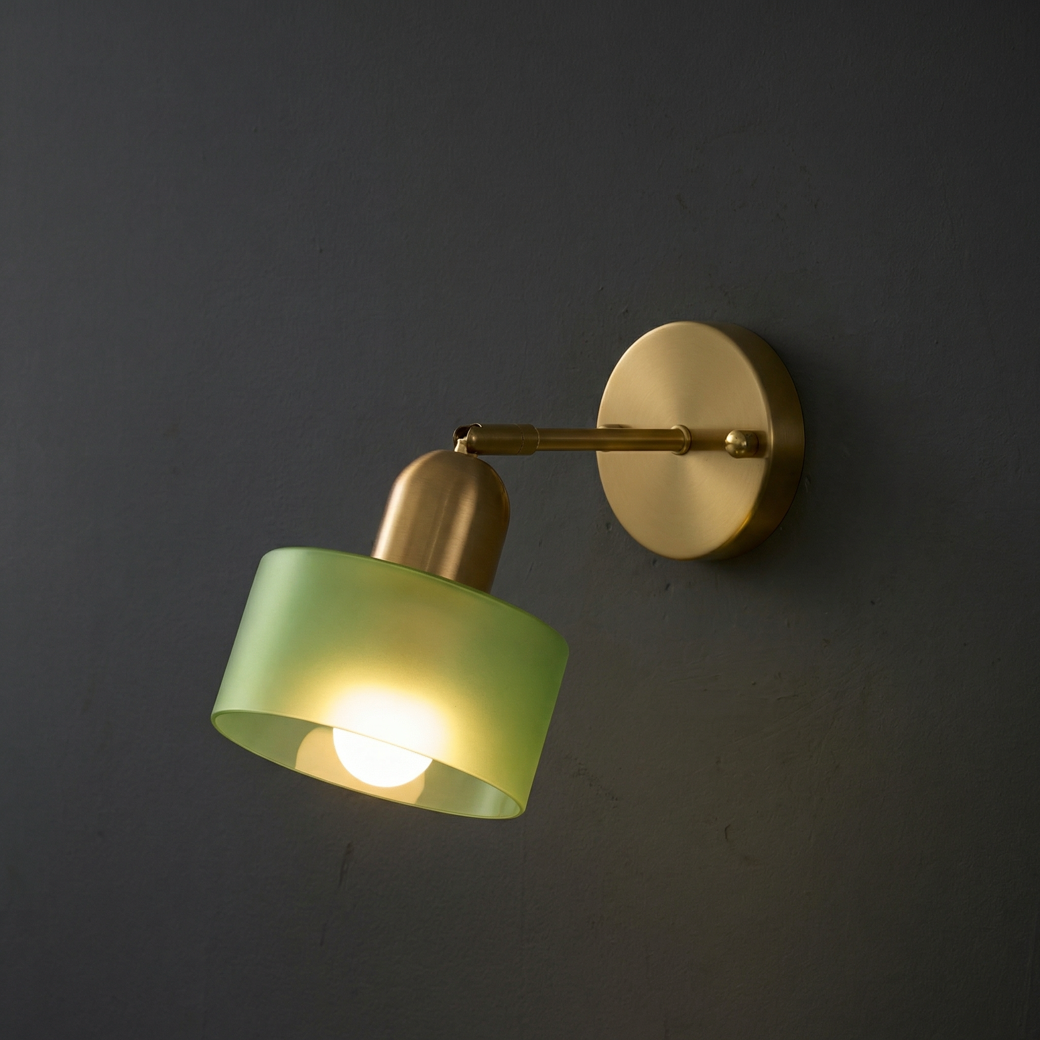 Bauhaus Colored Glass Wall Light – Modern Design