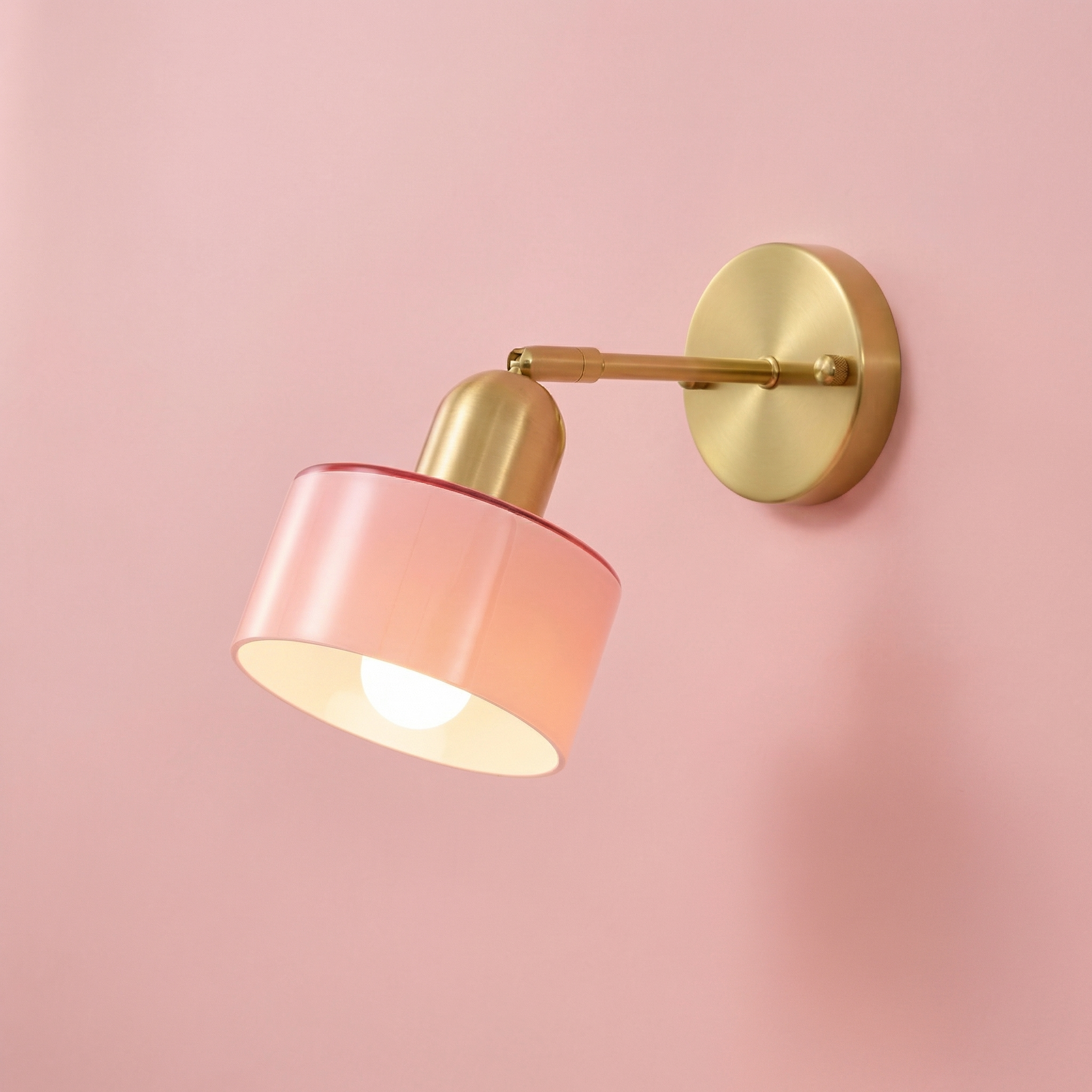 Bauhaus Colored Glass Wall Light – Modern Design