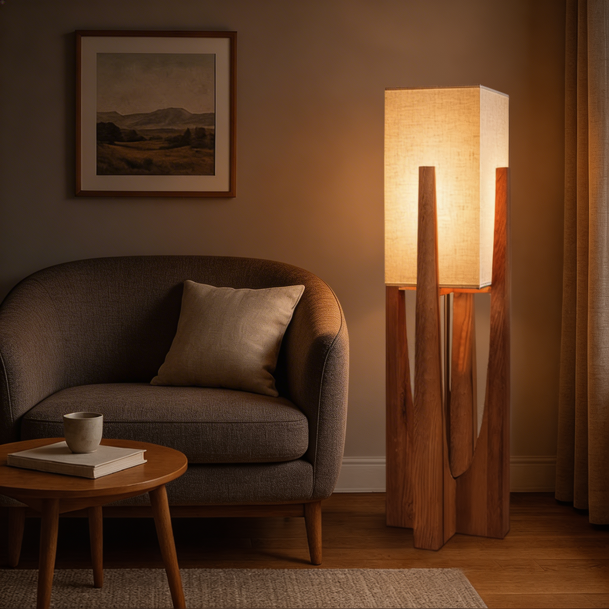 Wabi-Sabi Floor Lamp – Japanese Style Design