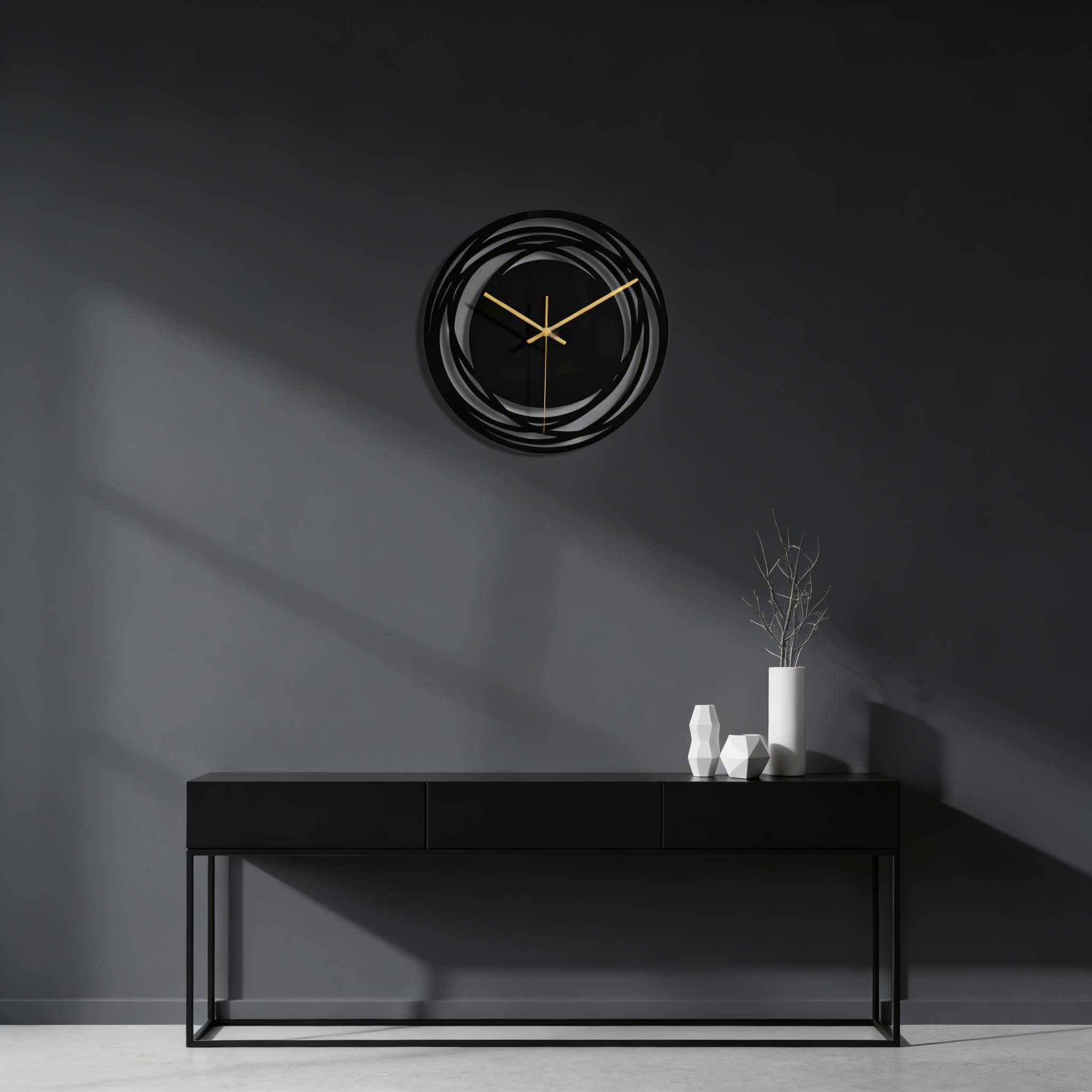 Anif Silent Wall Clock – Modern Minimalist Design