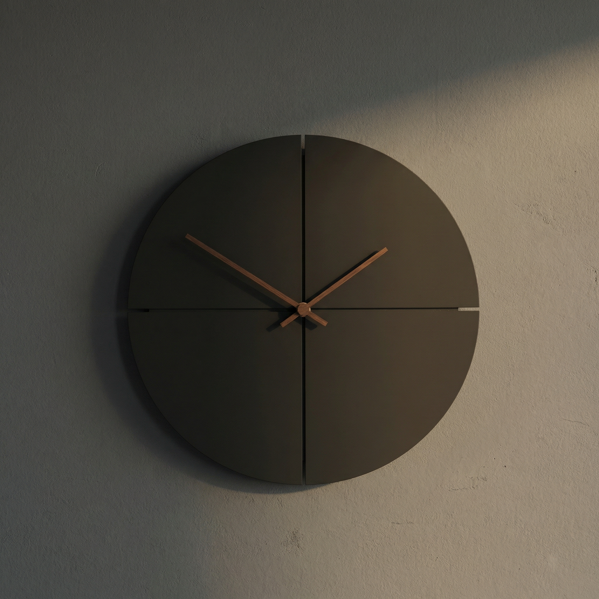 Arramon Silent Wall Clock – Natural Wood Design