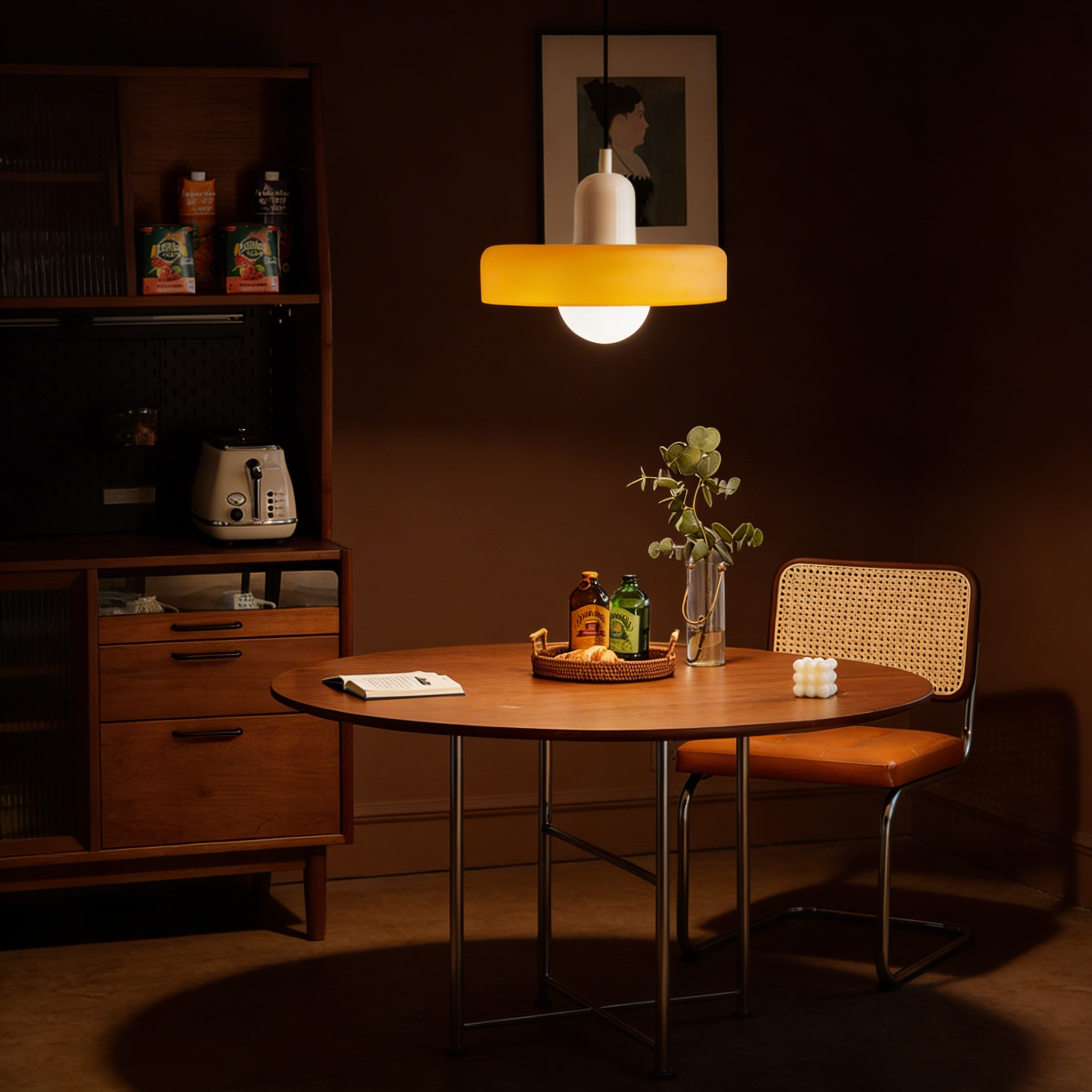 Bauhaus Colored Glass Pendant Light – Modern Design