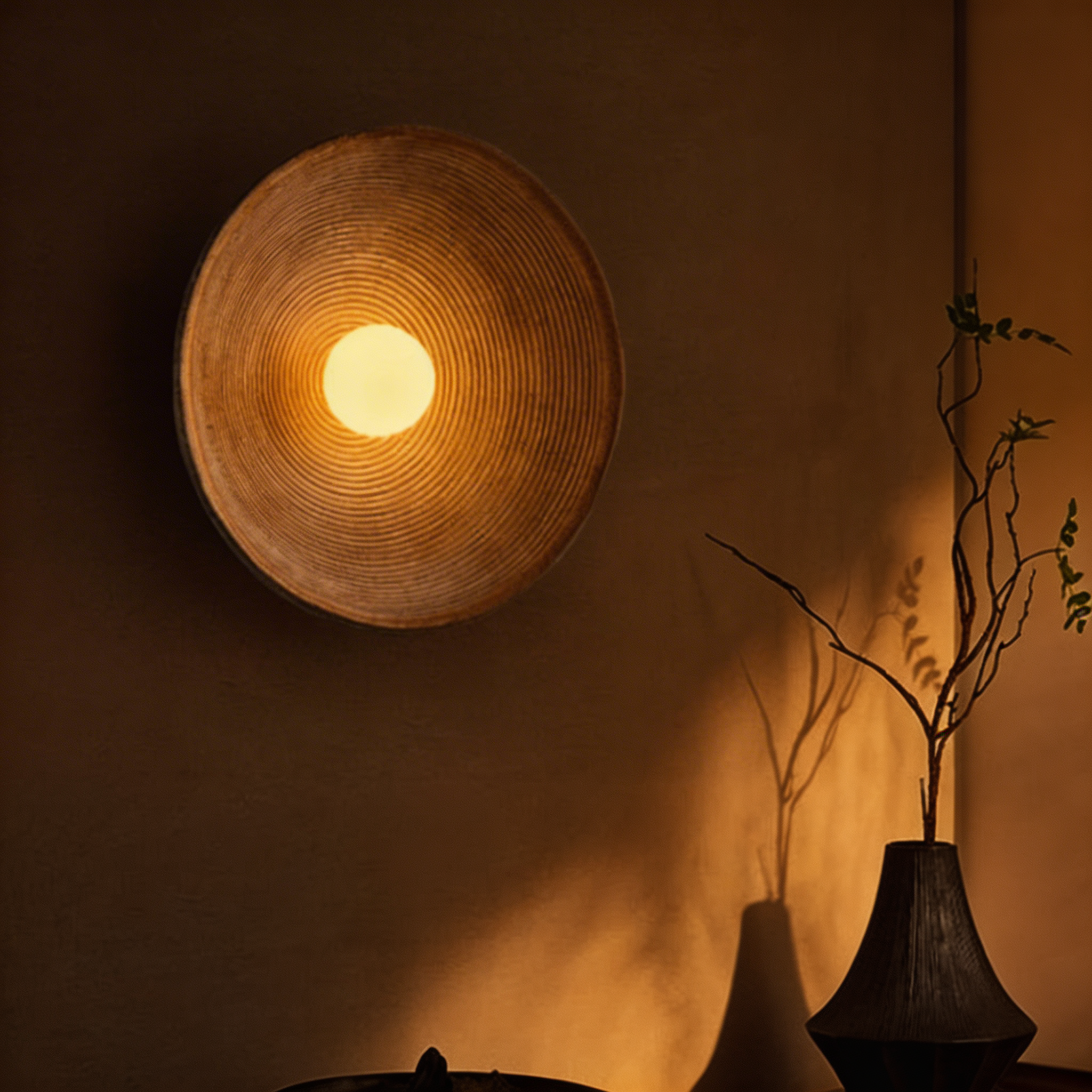 Japanese Wall Light – Minimalist Wood Design