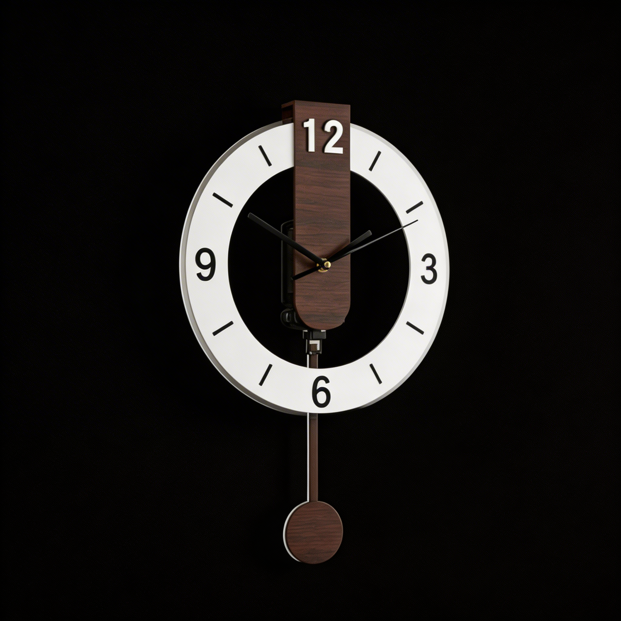 Large Retro Silent Wall Clock – Classic Design