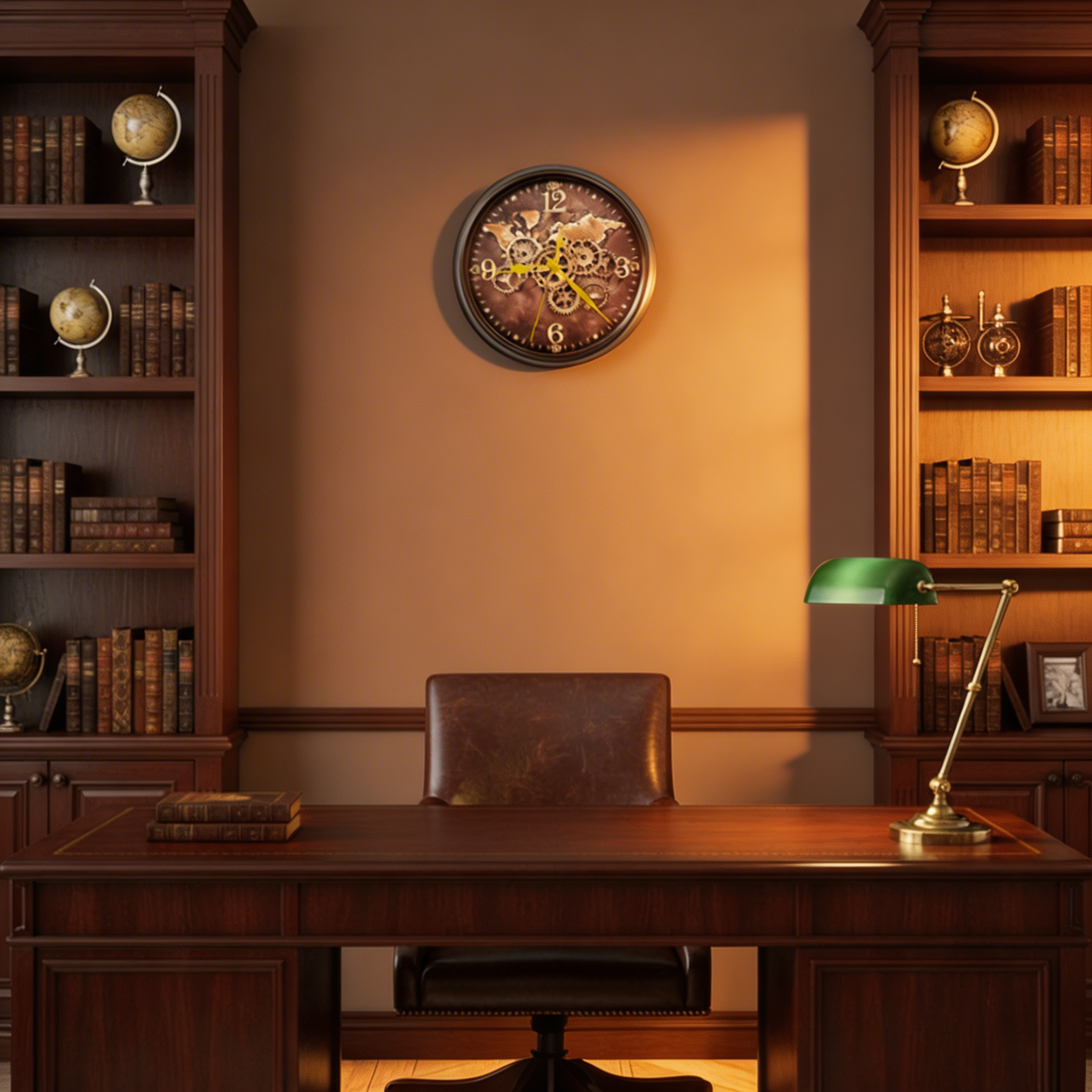 Mechanical World Wall Clock – Industrial Gear Design