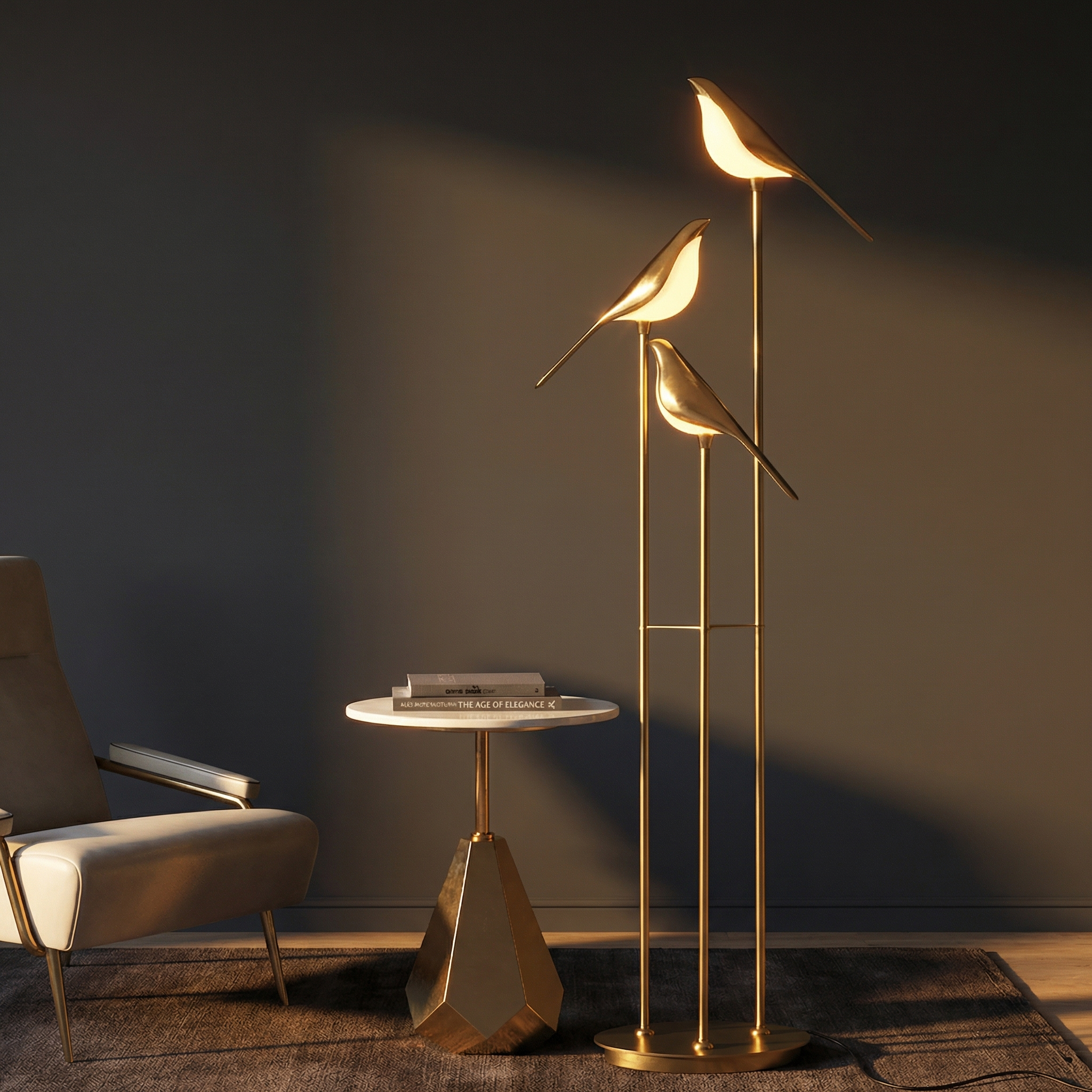 MrBird Floor Lamp – Contemporary Sculptural Design