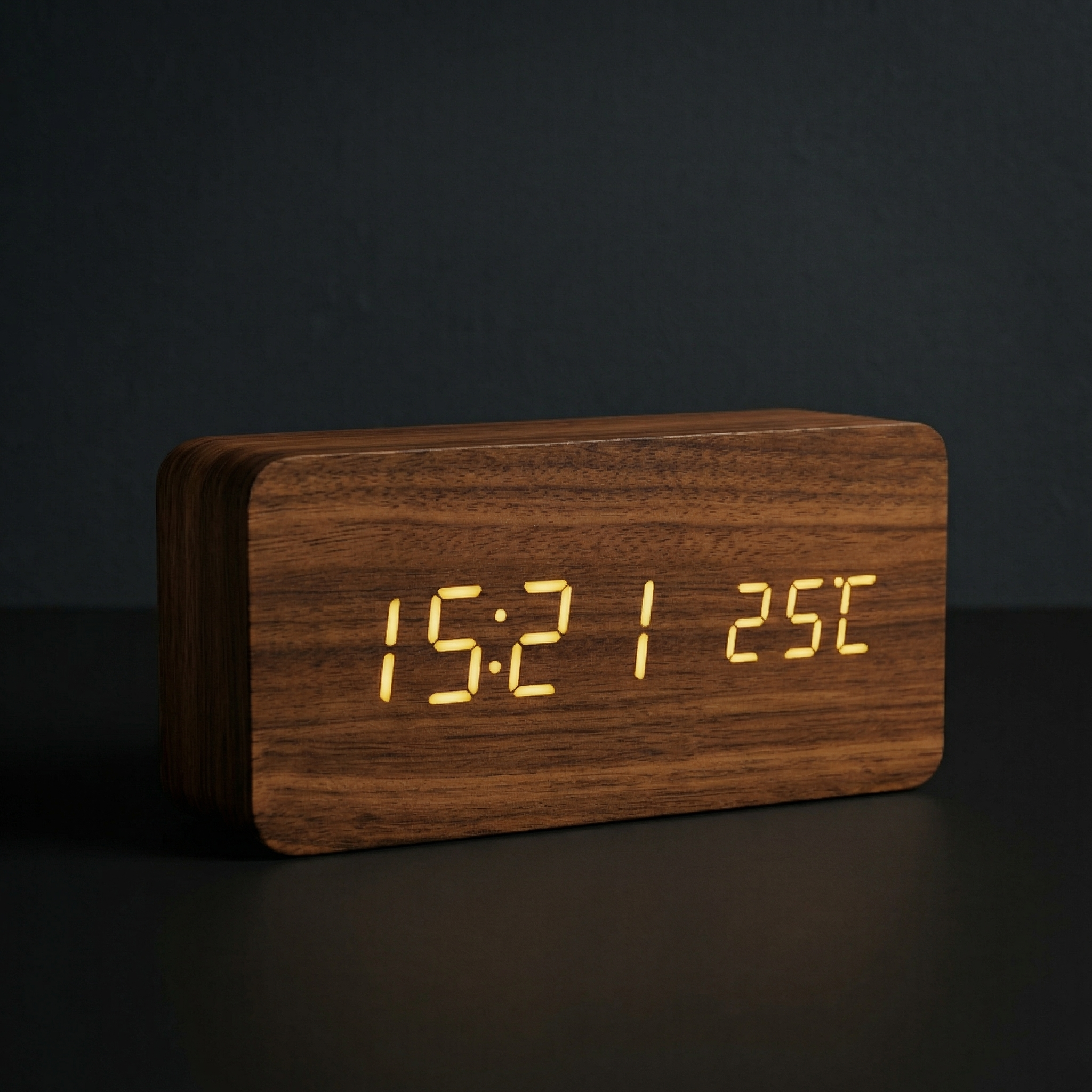 Multifunctional Digital Alarm Clock with Wireless Charging – LED Display