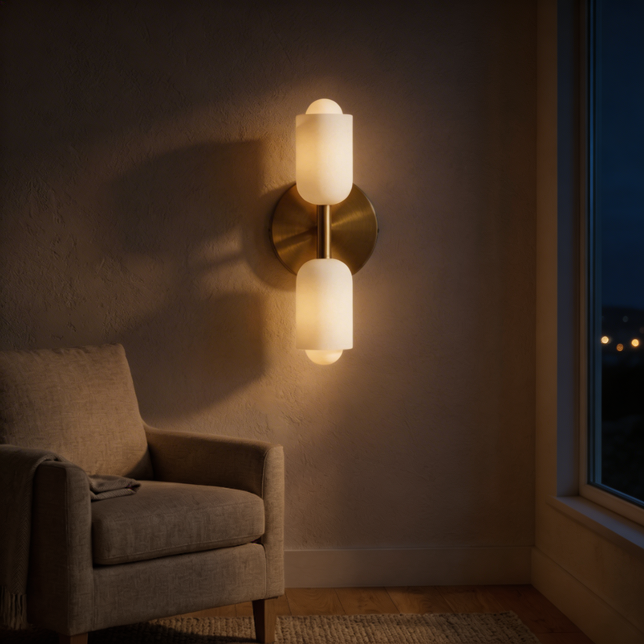 Nordic Up & Down Wall Light – Minimalist Design