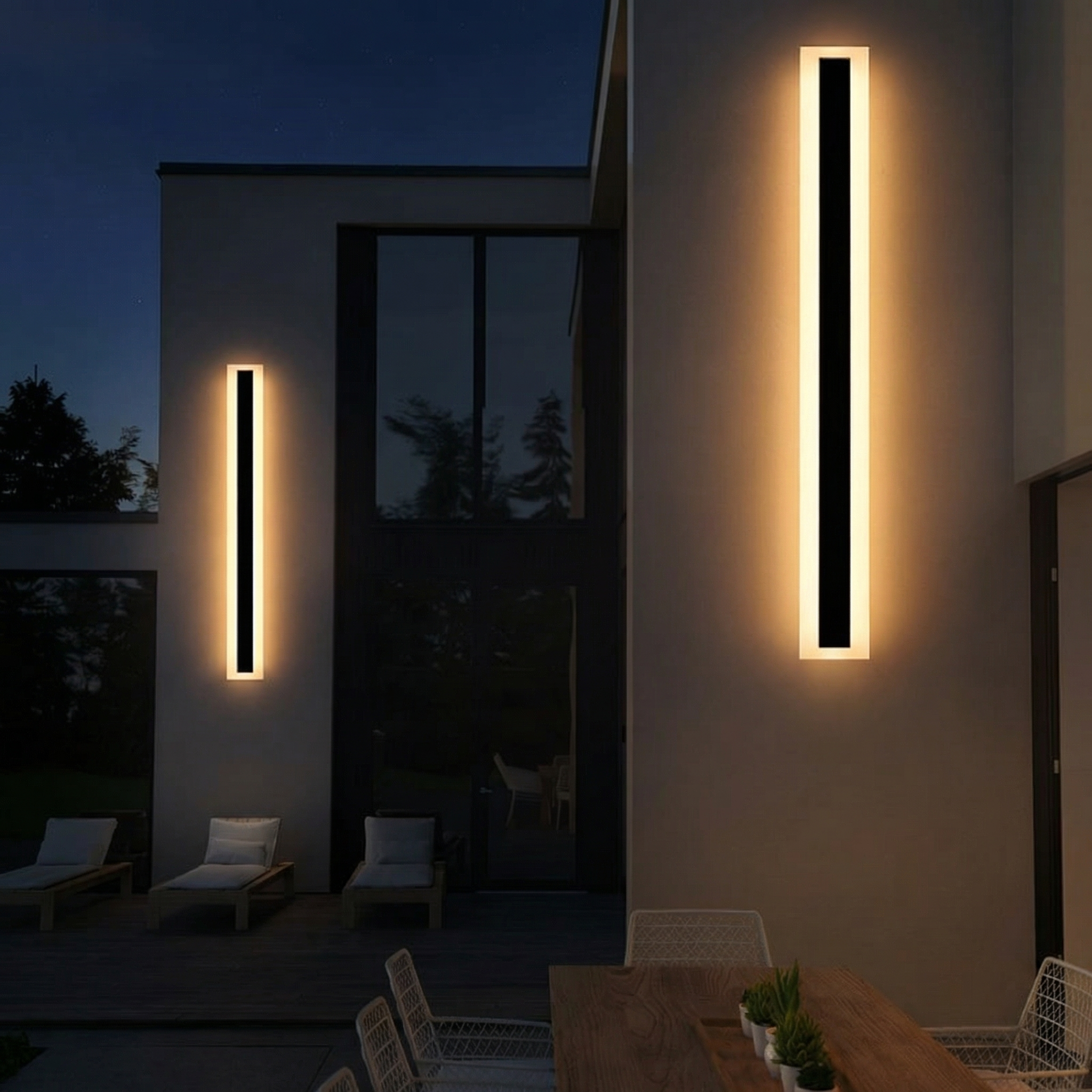 Outdoor LED Wall Light – Linear Design