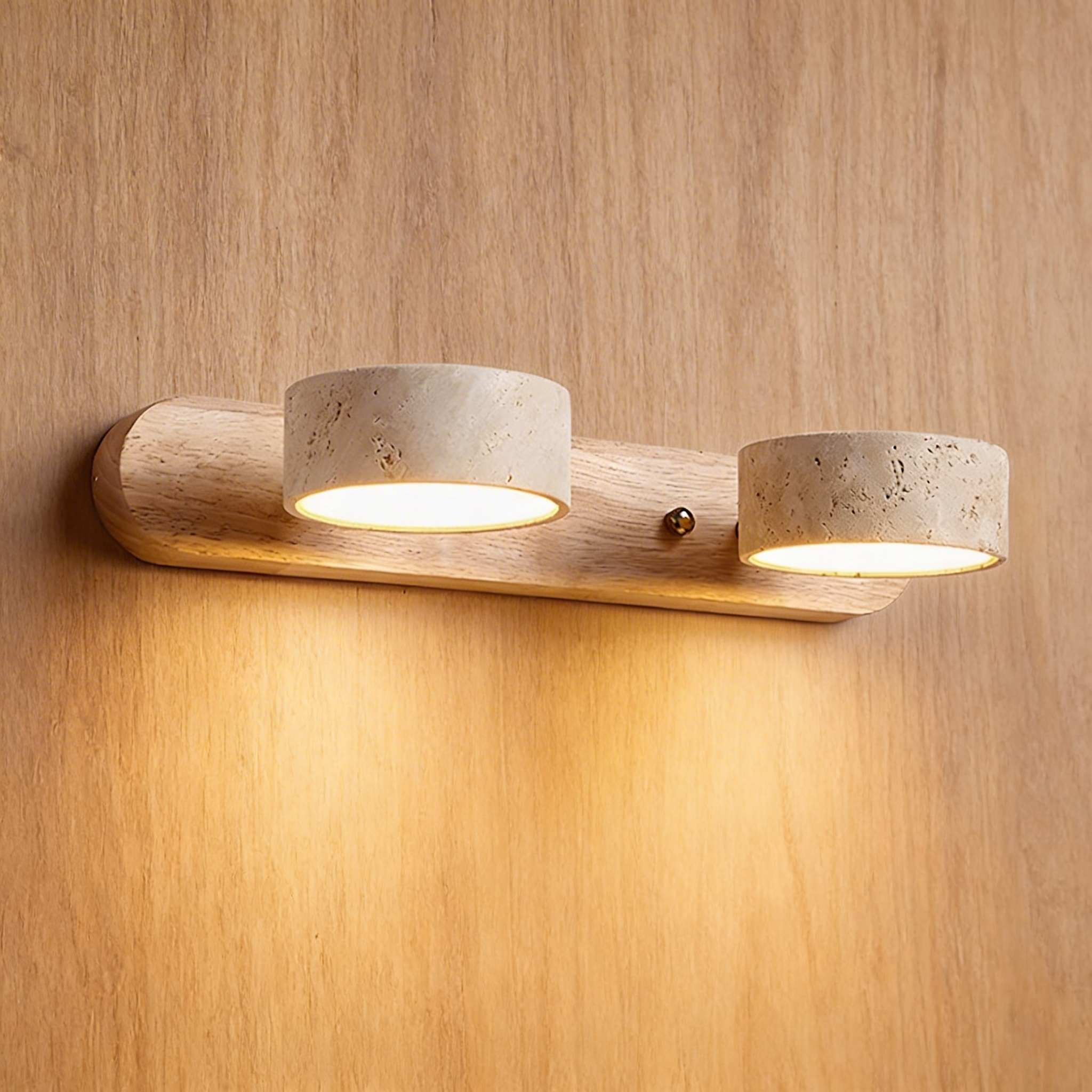 Travertine Wall Light – Natural Modern Design