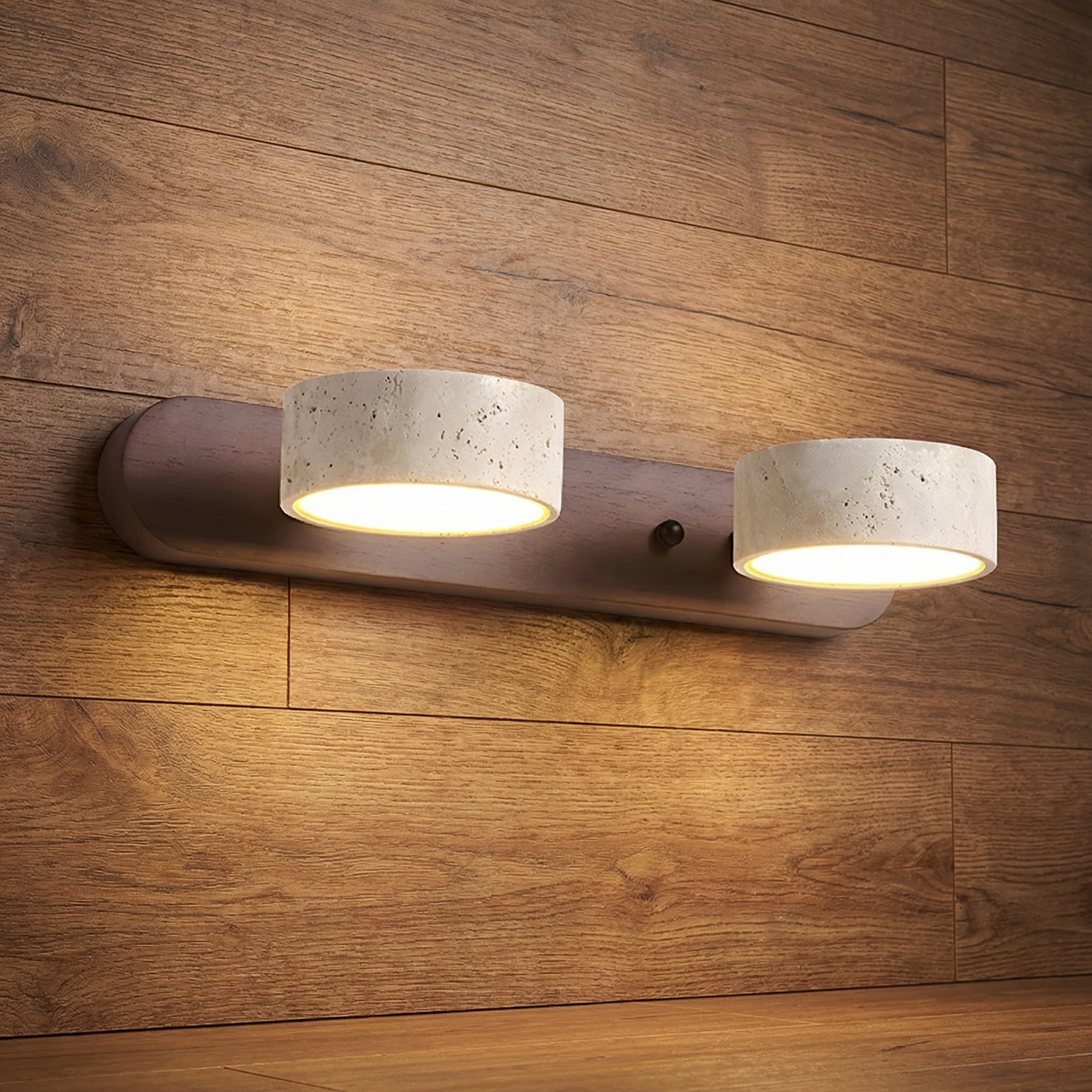 Travertine Wall Light – Natural Modern Design