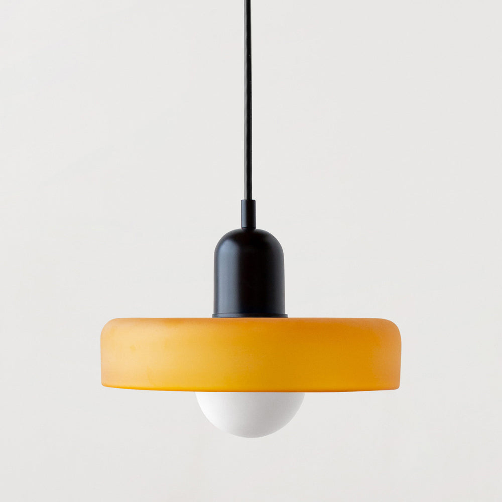 Bauhaus Colored Glass Pendant Light – Modern Design