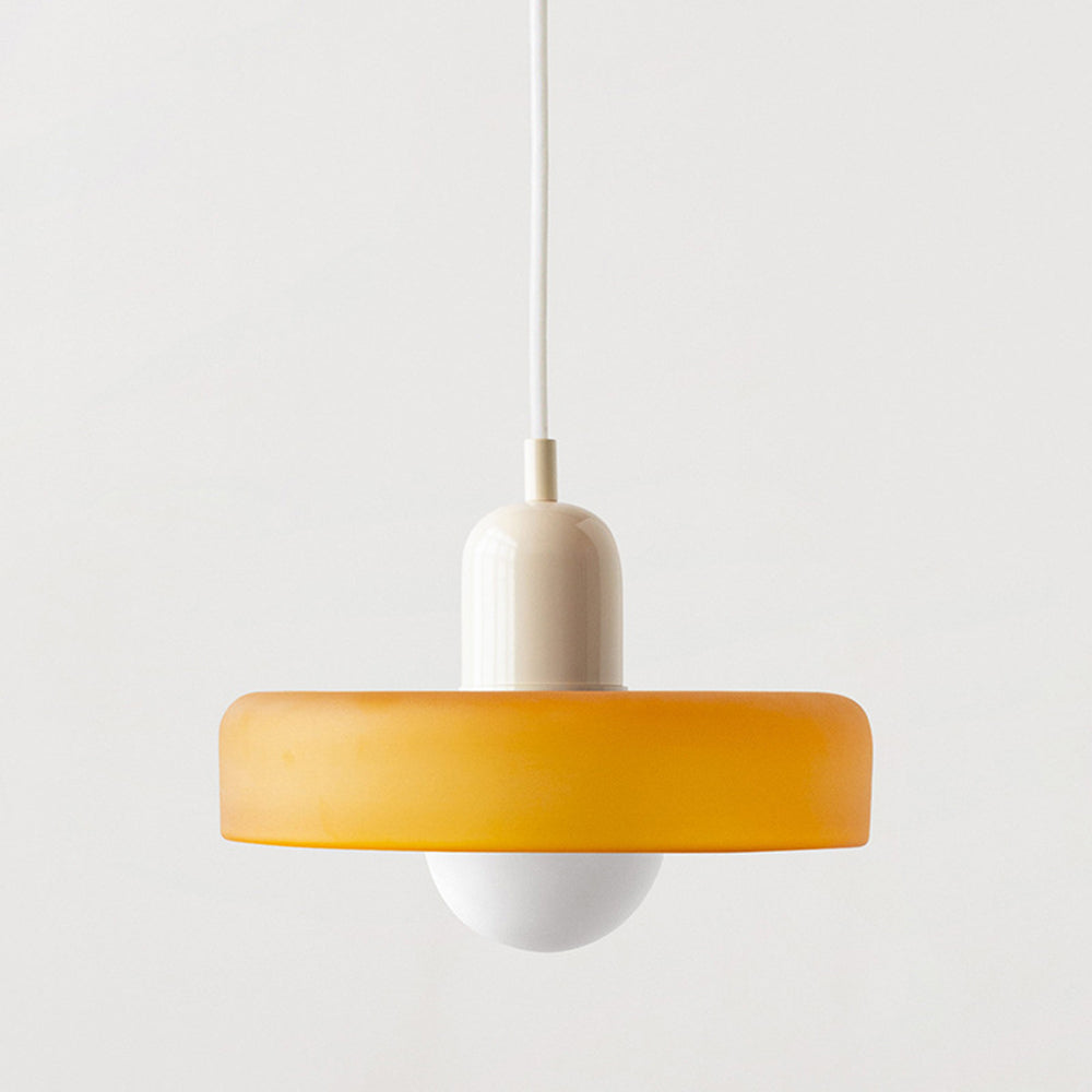 Bauhaus Colored Glass Pendant Light – Modern Design