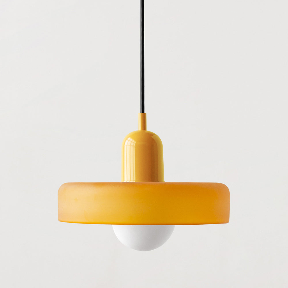 Bauhaus Colored Glass Pendant Light – Modern Design