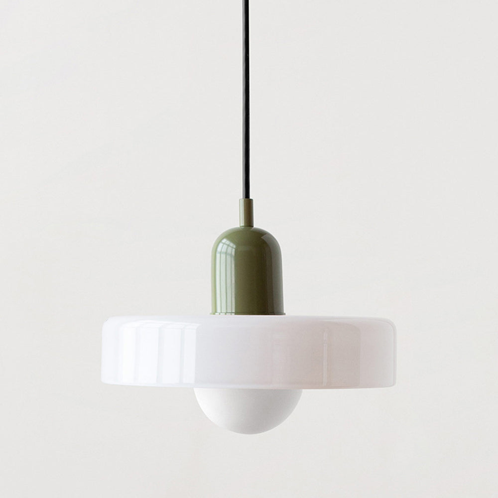 Bauhaus Colored Glass Pendant Light – Modern Design