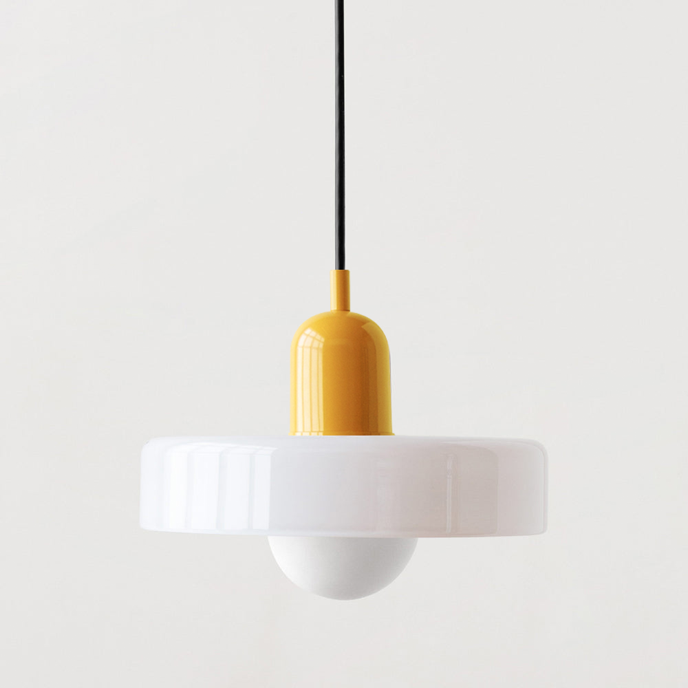 Bauhaus Colored Glass Pendant Light – Modern Design