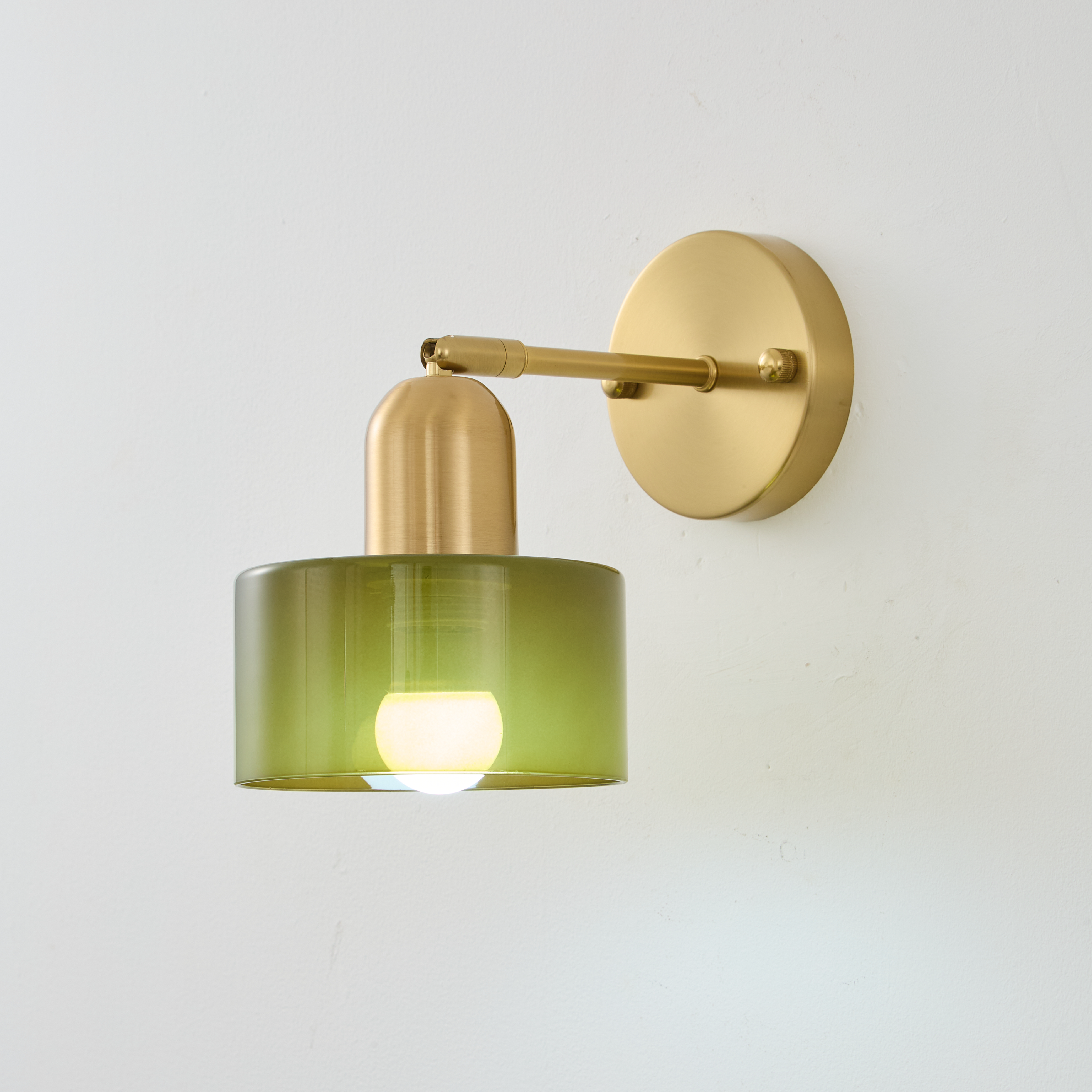 Bauhaus Colored Glass Wall Light – Modern Design