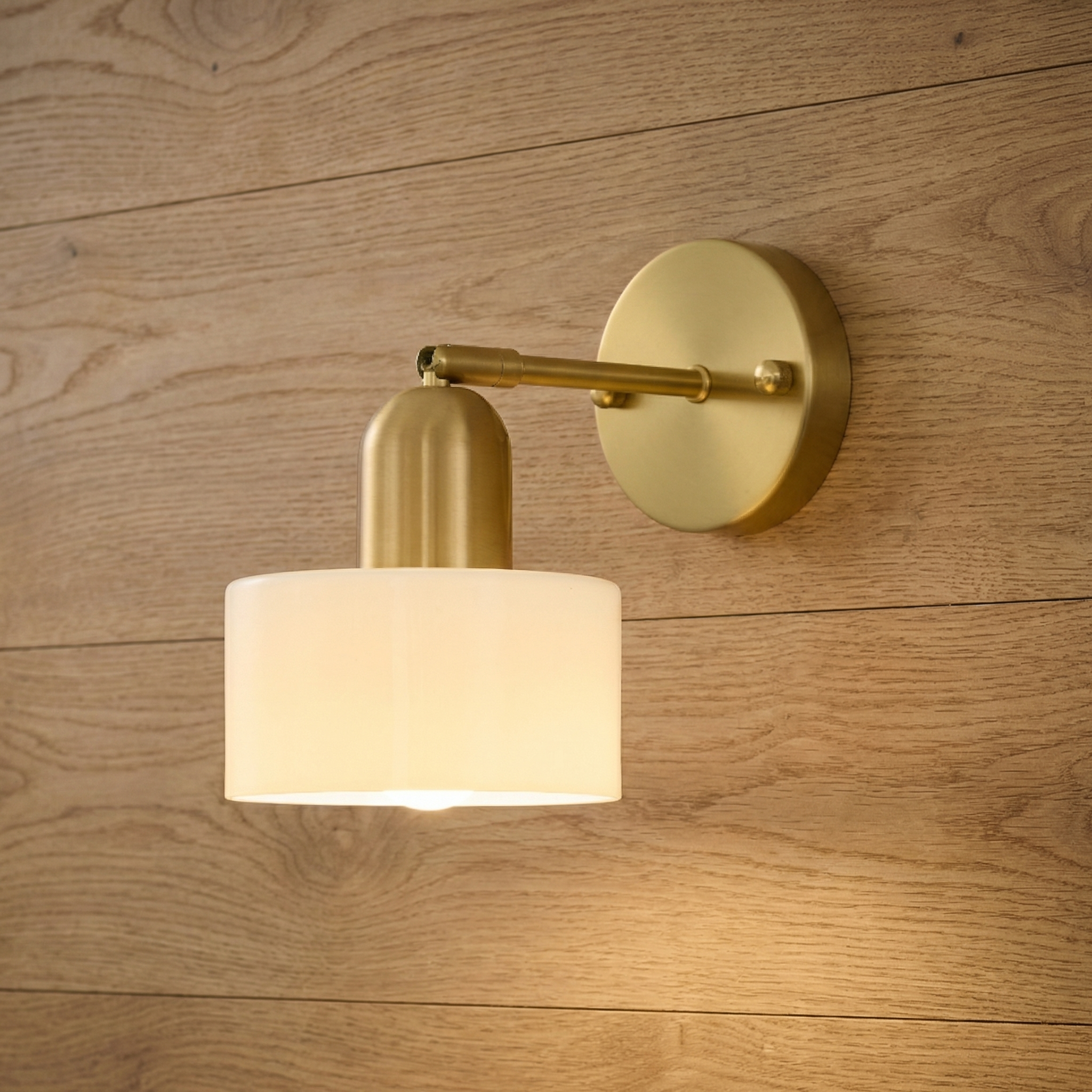 Bauhaus Colored Glass Wall Light – Modern Design