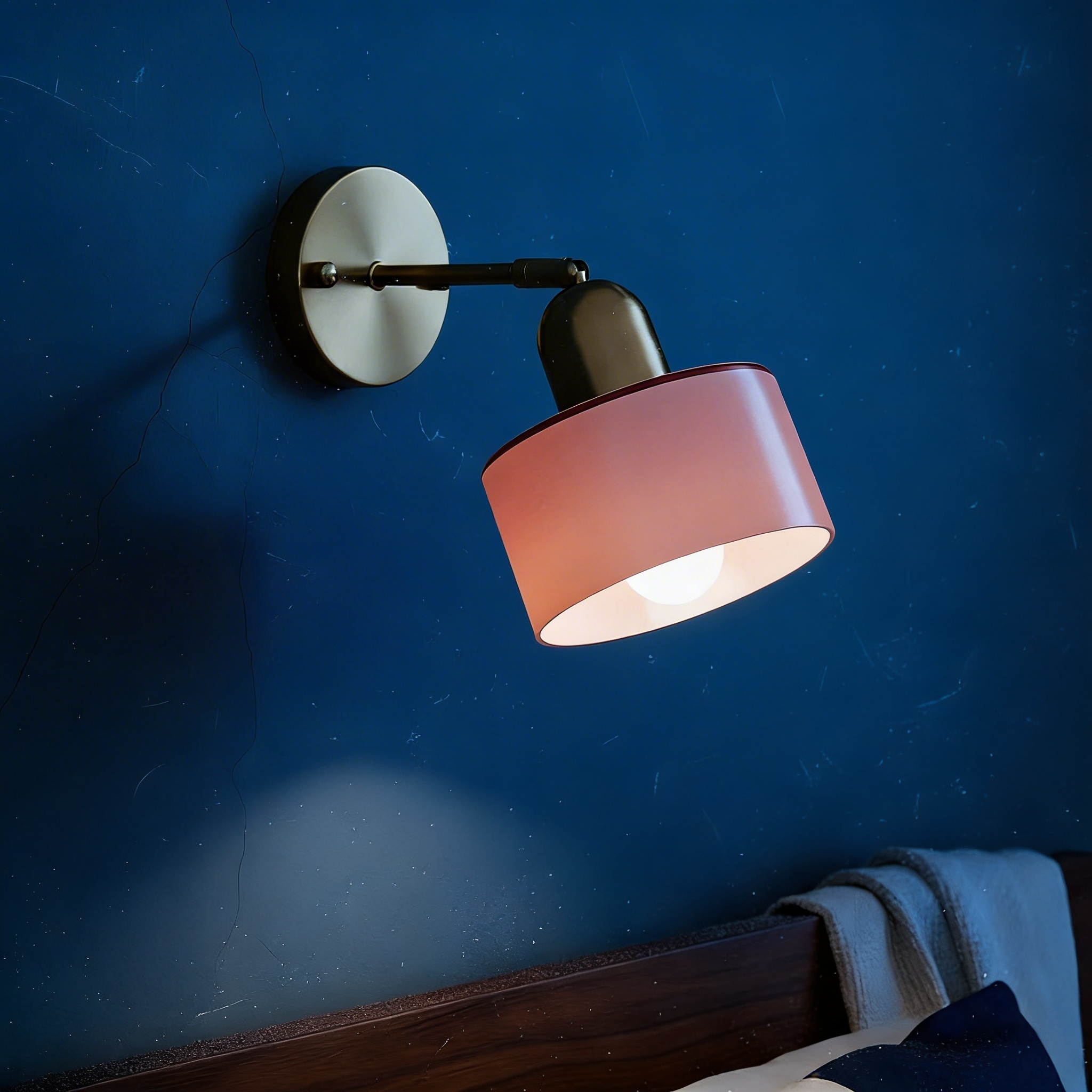 Bauhaus Colored Glass Wall Light – Modern Design