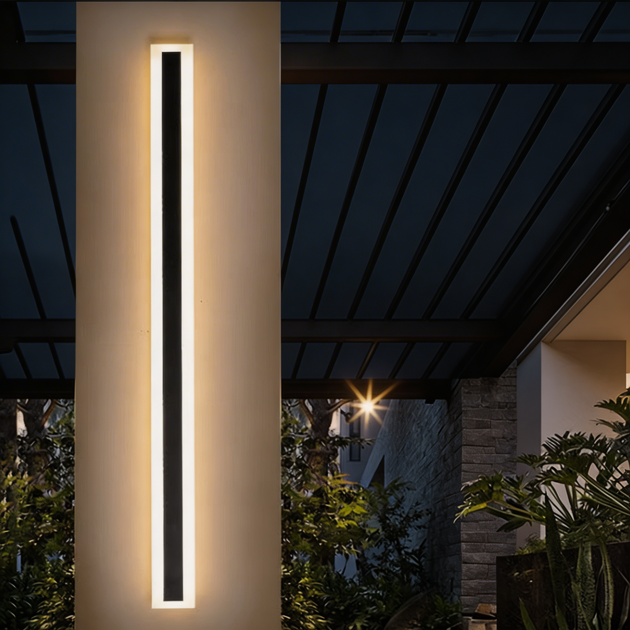 Outdoor LED Wall Light – Linear Design