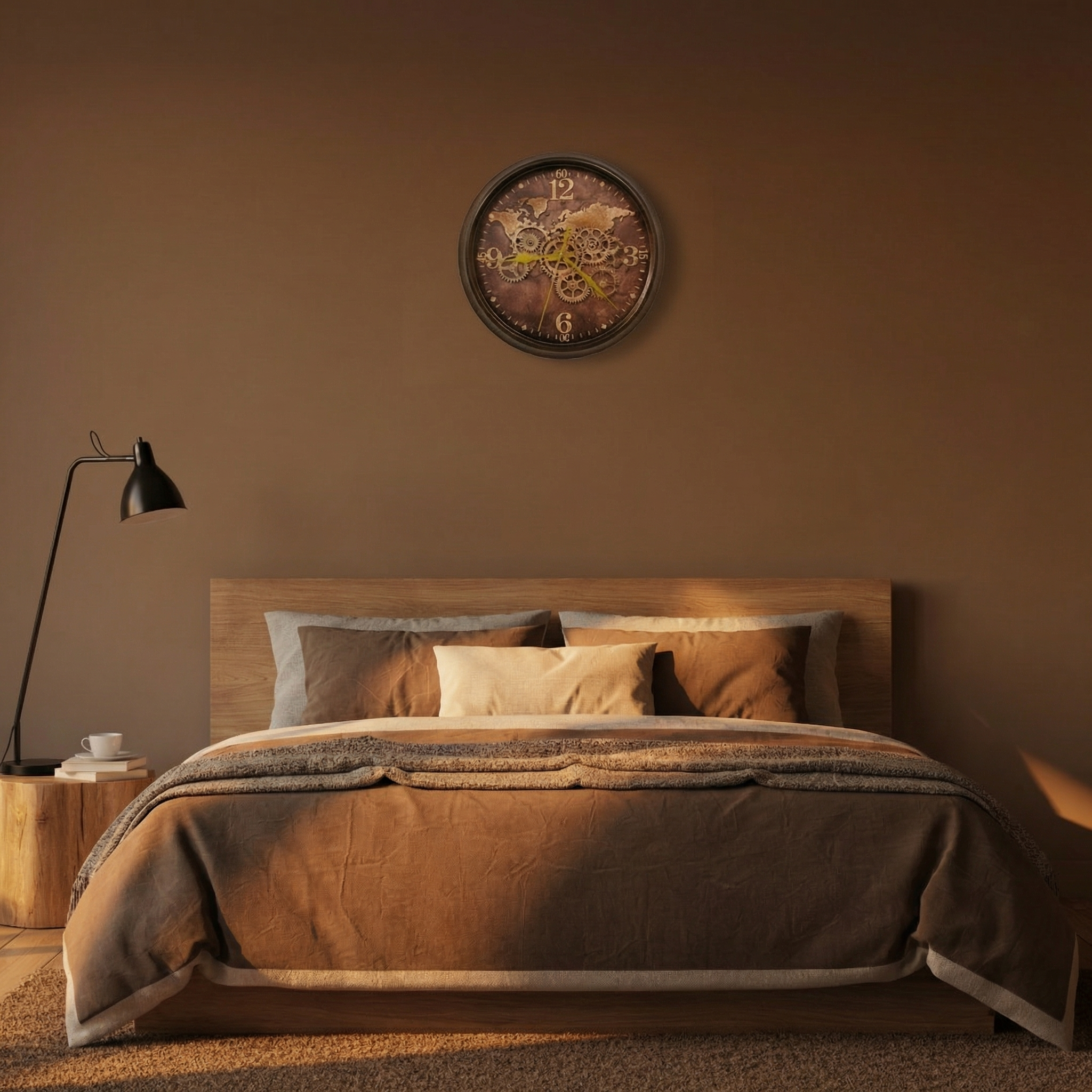 Mechanical World Wall Clock – Industrial Gear Design