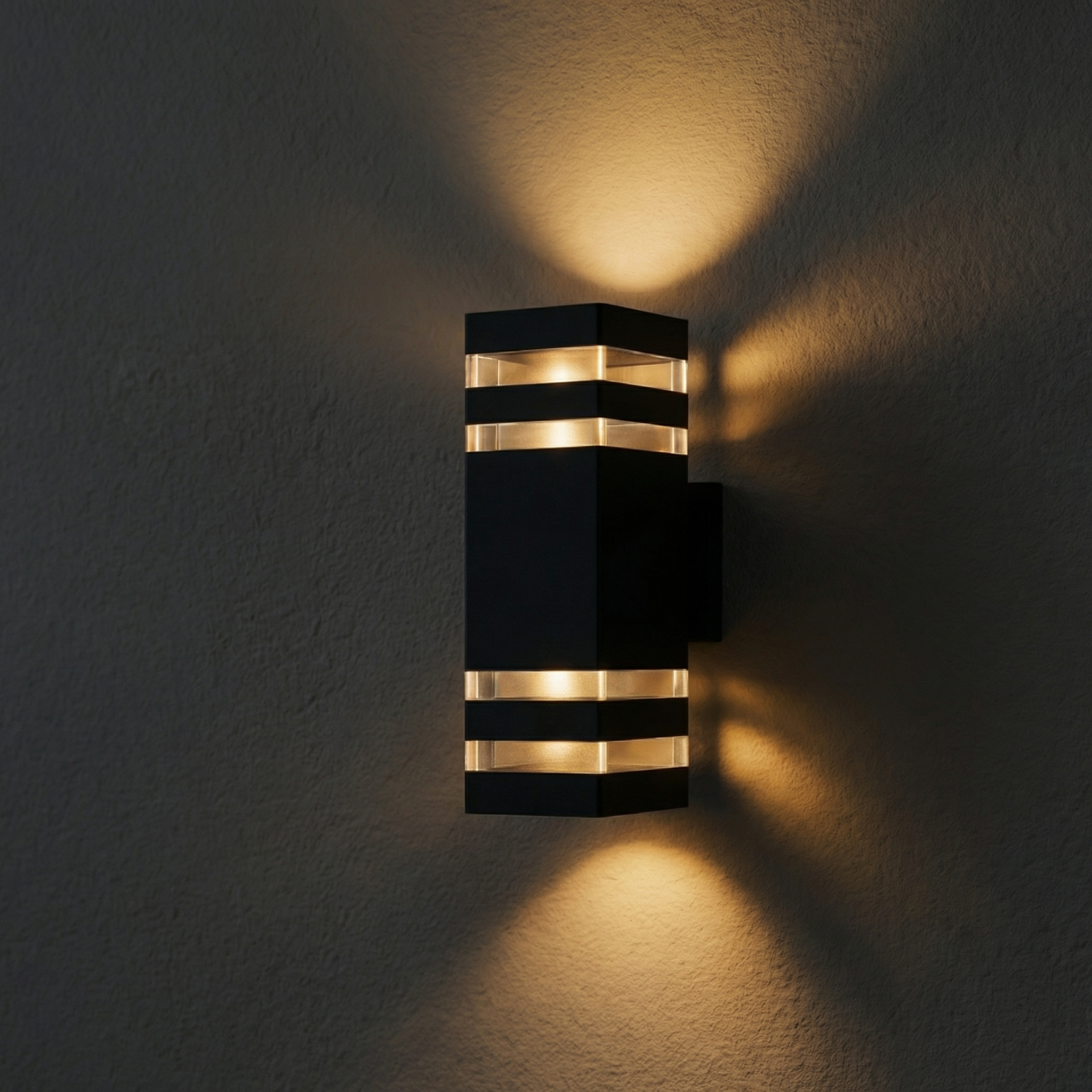 Outdoor Double Beam Wall Light – Modern Design